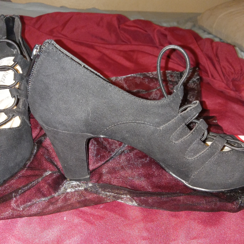 Black heels